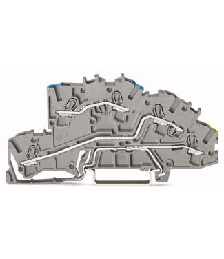 Wago Etageklem tot 4mm - N-L-PE - 2003-7646