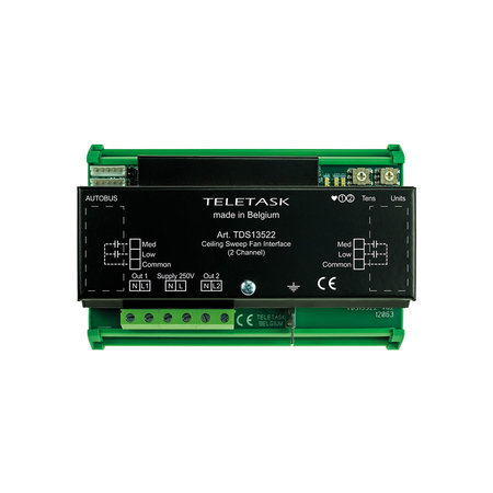 Teletask Teletask Plafondventilator interface