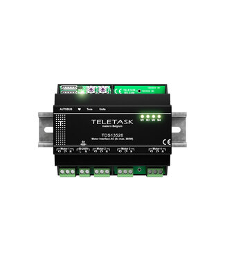 Teletask Motor Interface AC (4 x max. 350W) Teletask Motor Interface AC (4 x max. 350W)