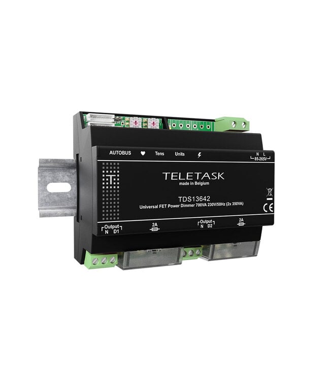 Teletask Teletask Universele FET dimmer twee kanaals