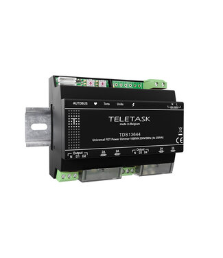 Teletask Universele FET vermogendimmer 4x250VA Teletask Universele FET vermogendimmer 4x250VA