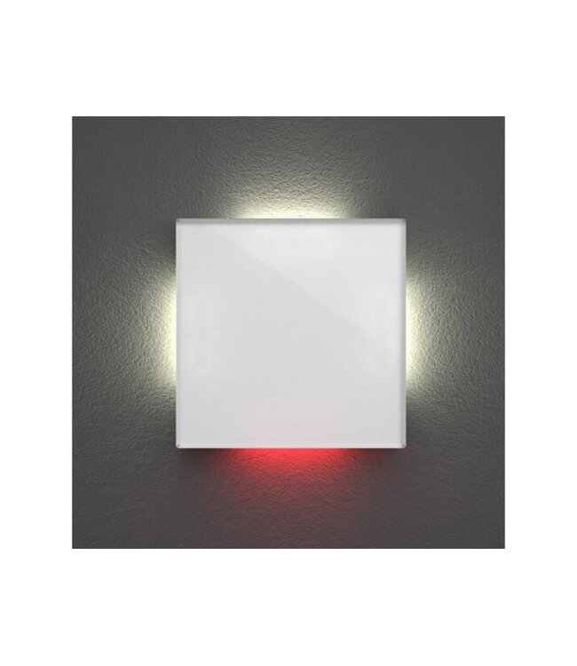 Velbus Velbus Edge Lit mat witte glazen bedieningsmodule  met 1 toets