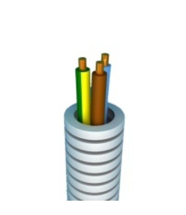 Flexibele buis met VOB 3G1,5 - rol 100m