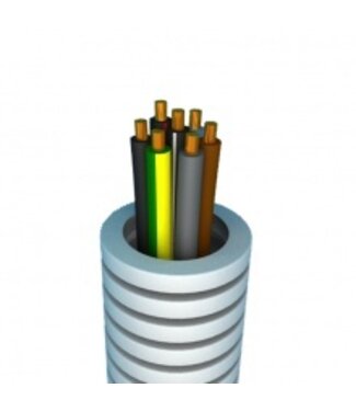 Flexibele buis met VOB 7G1,5 rol 100m Flexibele buis met VOB 7G1,5 rol 100m