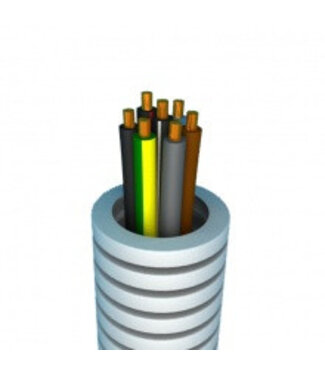 Flexibele buis met VOB 7G1,5 rol 50m