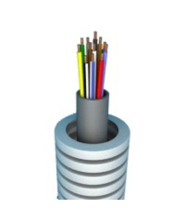 Flexibele buis met SVV 12 x 0.8 - rol 100m