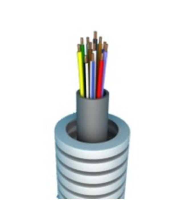 Flexibele buis met SVV 12 x 0.8 - rol 50m