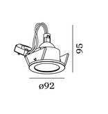 Wever & Ducre Wever & Ducre Luna Round IP44 MR16 inbouwspot