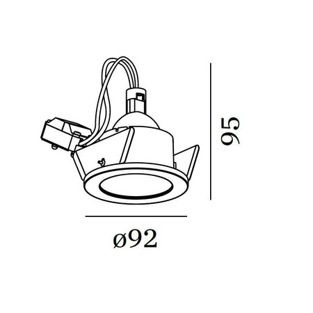 Wever & Ducre Wever & Ducre Luna Round IP44 MR16 inbouwspot