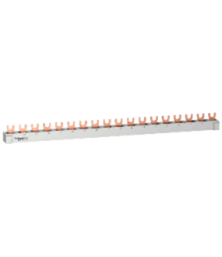 Schneider Aansluitrail driefase naar monofase, 18 modules