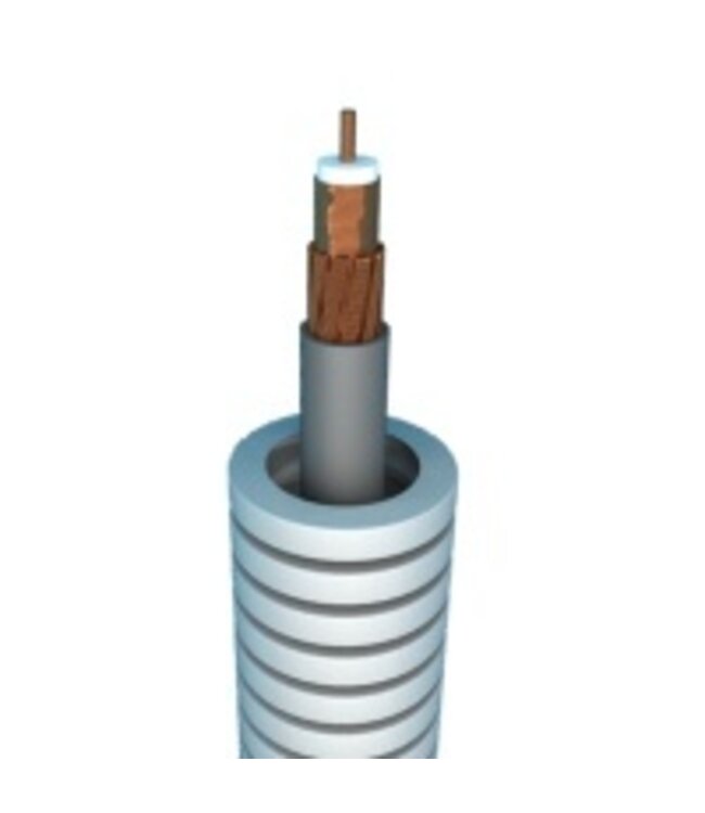 Flexibele buis met coax kabel, telenet gekeurd