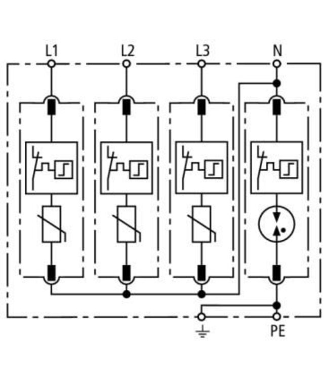 Dehn Overspanningbeveiliging DEHNguard M TT 275