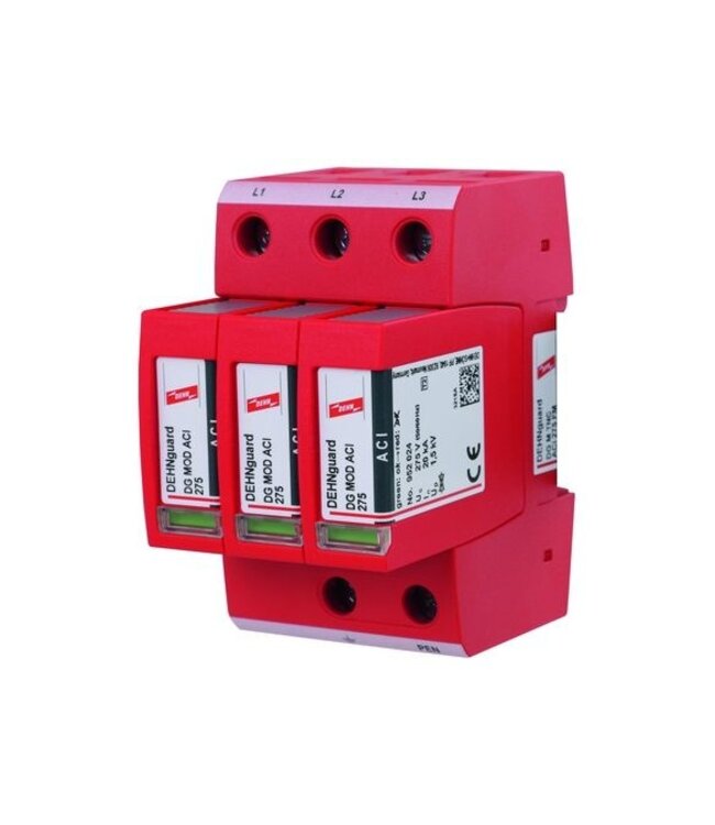 Dehn DHENgard Overspanningsbeveiliging 3-fasig net M TNC ACI 275 FM