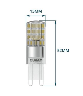 Osram Parathom Ledlamp Pin G9 2.6W 827