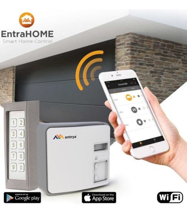 Entrya EntraHOME kit KP10 met cifero codeklavier