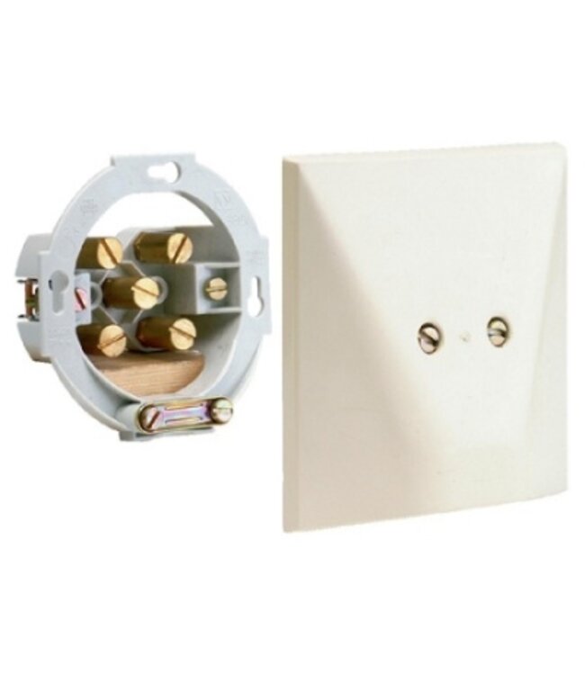 ABB Industrial Aansluitdoos 2,5mm² 2P+A met 3 klemmen, ivoor