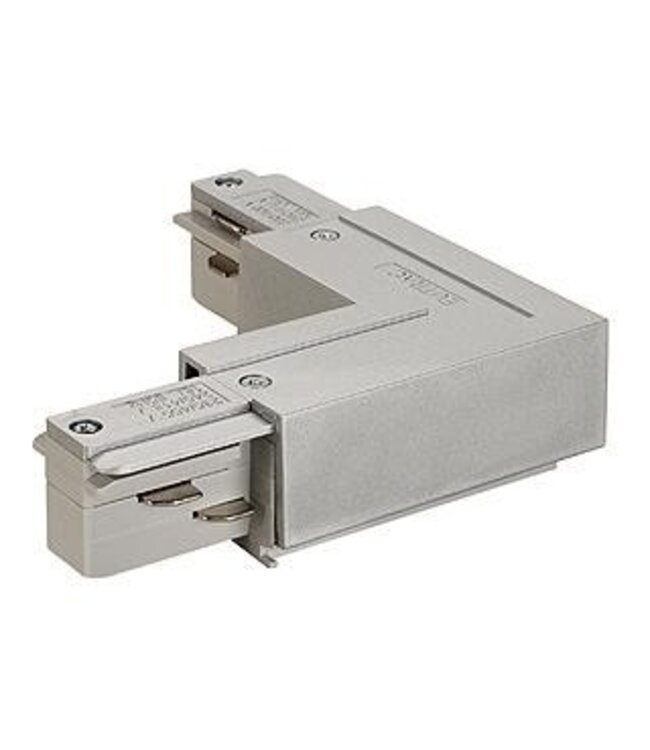 Eutrac 3-fase rail Eutrac Hoekverbinding, zwart, wit of grijs