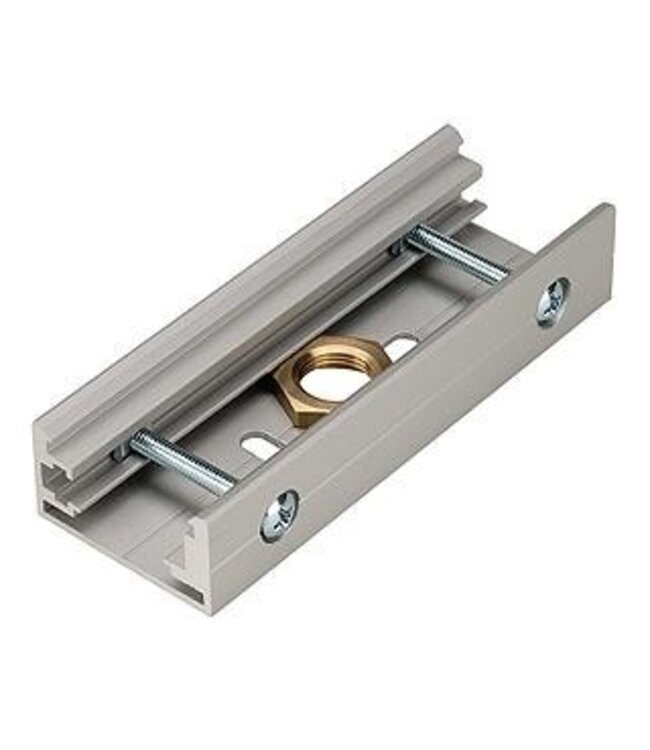 Eutrac 3-fase rail Eutrac koppelstuk, zwart, wit of grijs