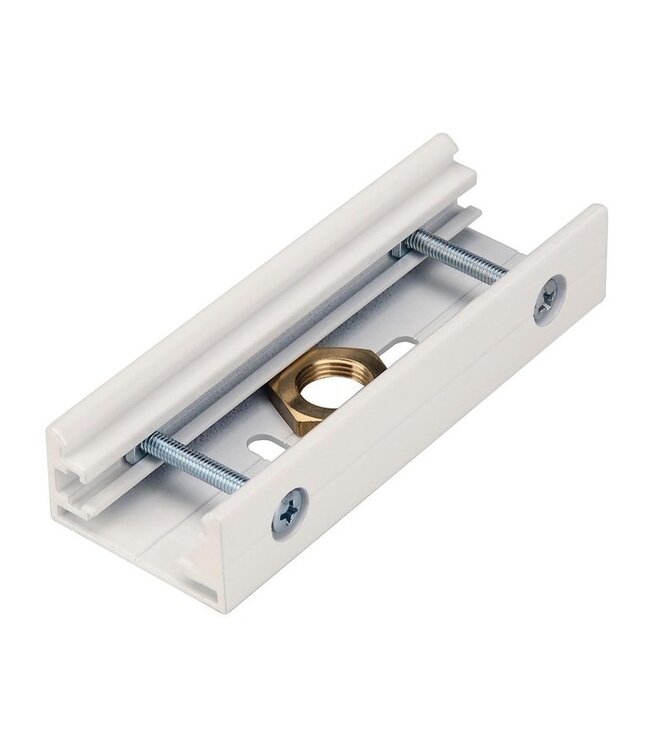 Eutrac 3-fase rail Eutrac koppelstuk, zwart, wit of grijs