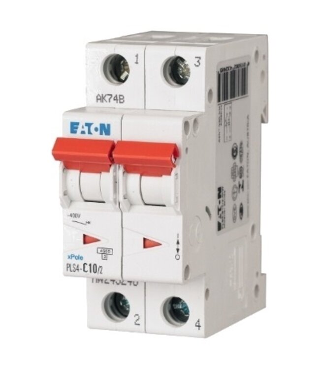 Eaton Eaton Automatische zekering 2P - 4.5kA, curve C
