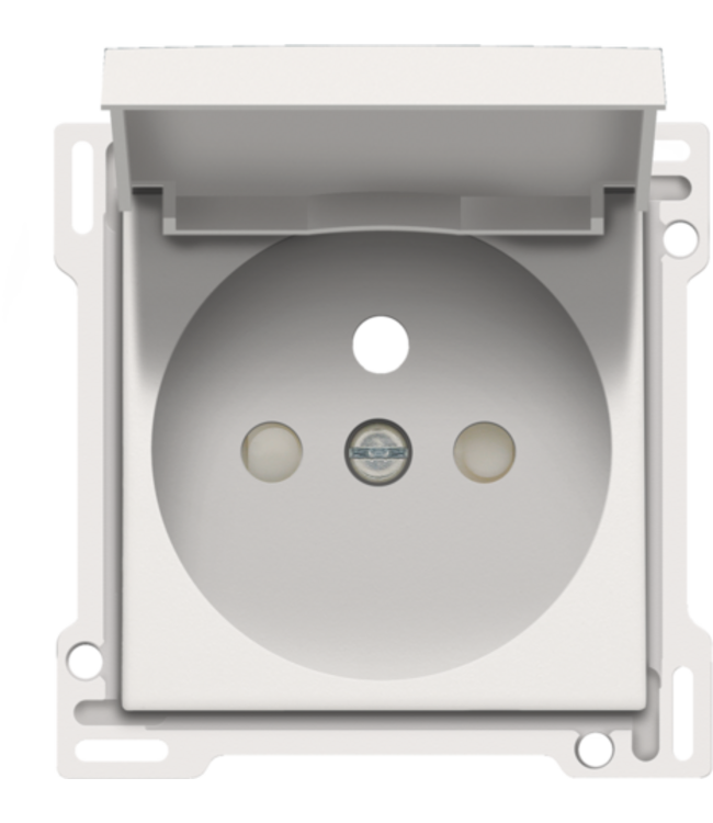 Niko Afwerkingsset voor Niko stopcontact met klapdeksel, kleur te kiezen