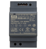 Meanwell 12VDC DIN rail voeding 60 Watt - 5A