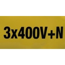 Sticker 3x400V+N