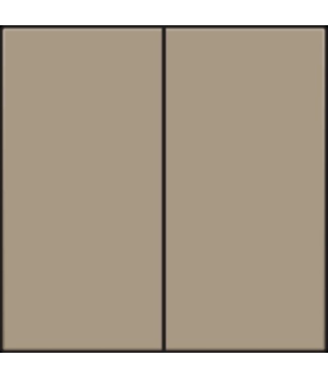 Niko Niko afwerkingsset voor dubbele elektronische schakelaar of drukknop