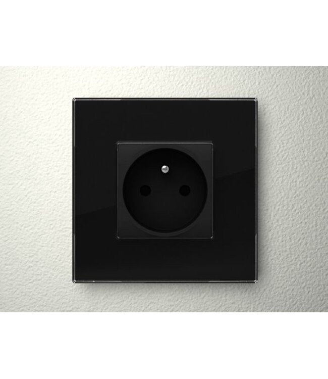 Velbus Velbus  enkele glazen afdekplaat, Bticino