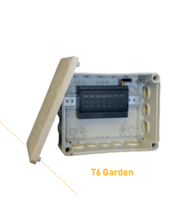 Bedien de T6 garden via smartphone