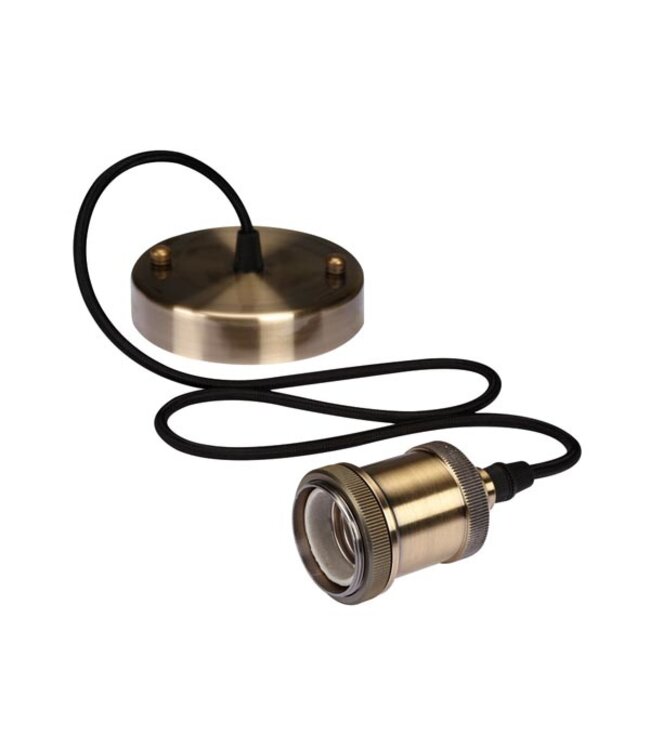 Lamphouder met textielkabel