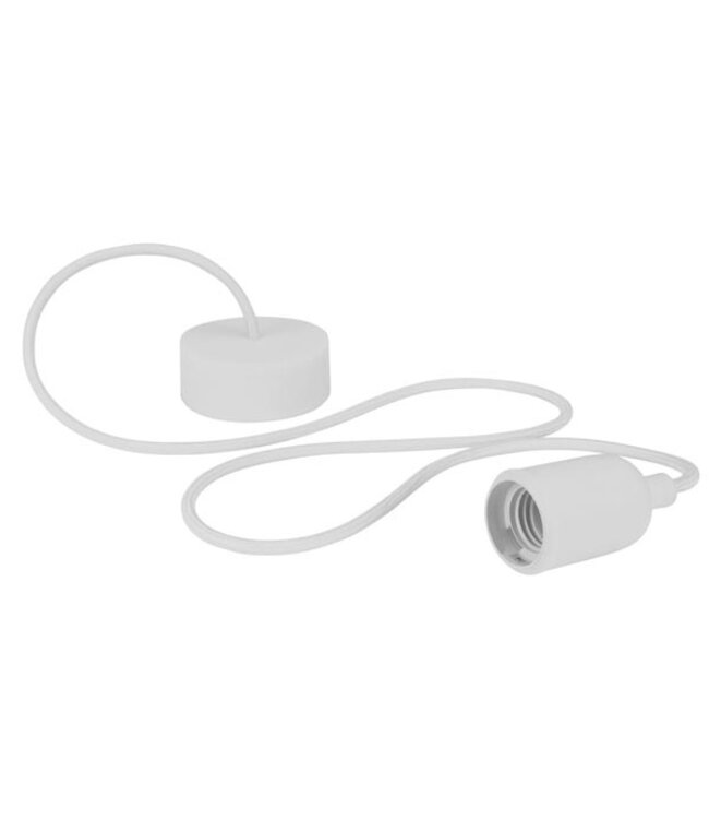 Lamphouder met textielkabel