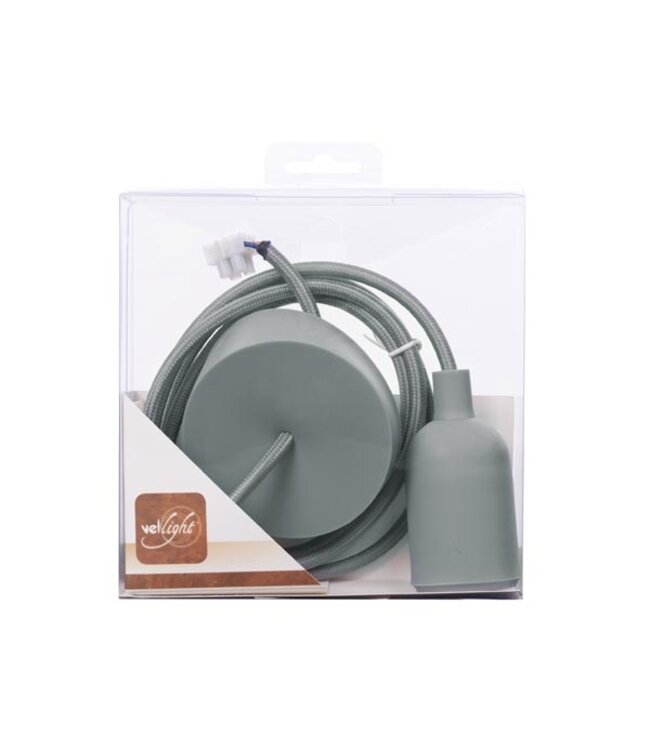 Lamphouder met textielkabel