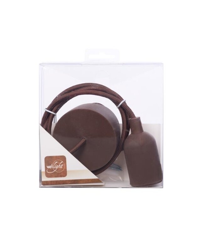 Lamphouder met textielkabel