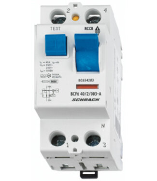 schrack Differentieel 2P - 40A