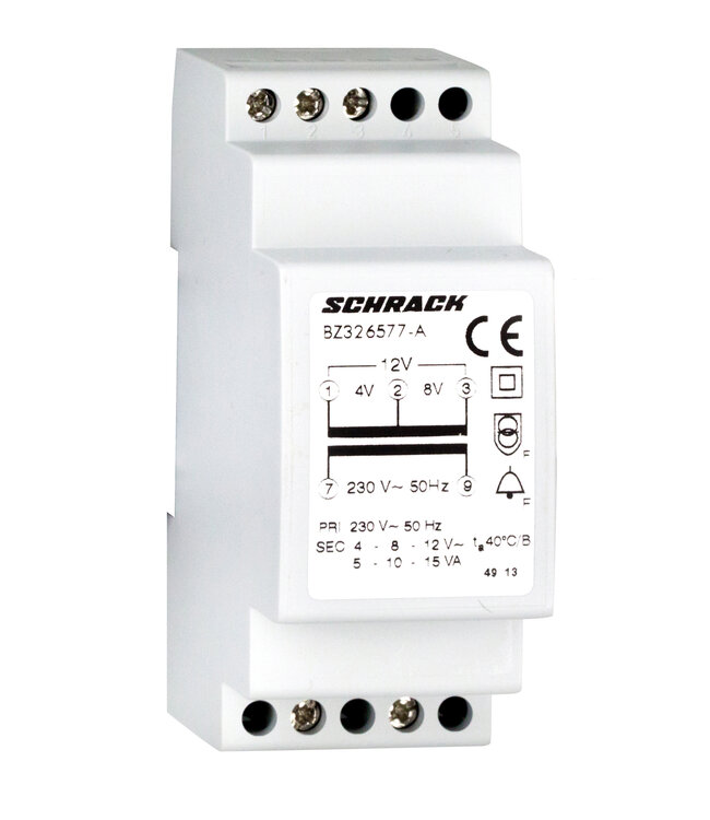 schrack Beltransformator 4-8-12V, 15VA