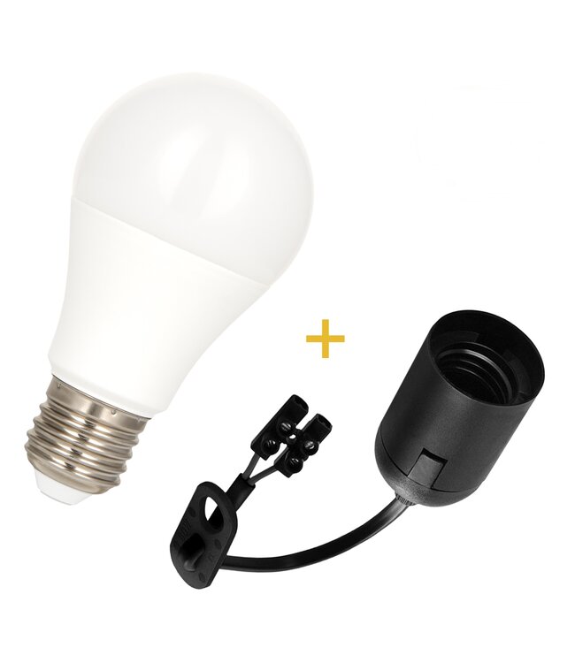E27 Fitting + 10Watt LED lamp 4000K