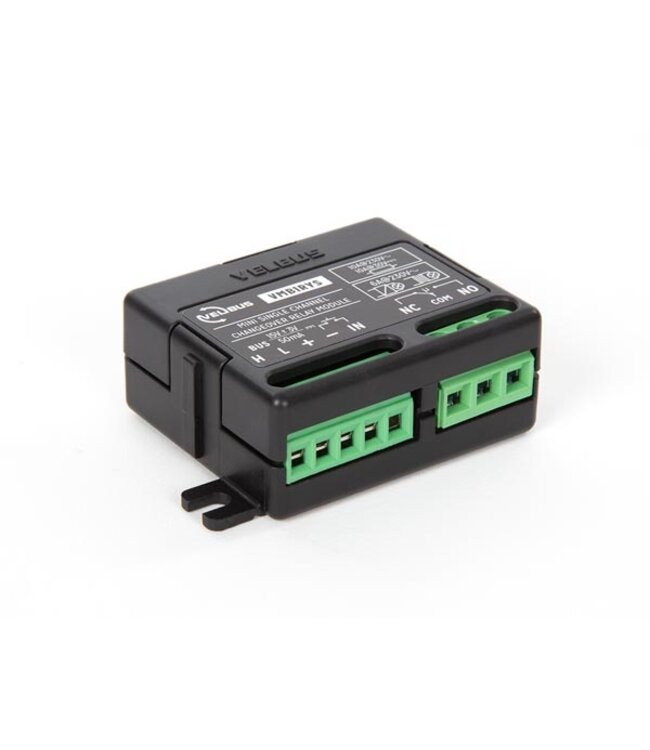 Velbus Mini 1-kanaals wisselrelaismodule (voor standalone en velbus werking)