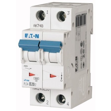 Eaton Eaton Automatische zekering 2P - 4.5kA, curve C