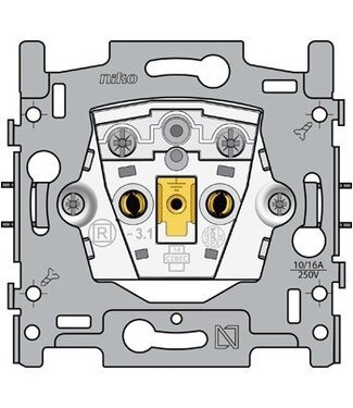 Niko Stopcontact zonder aarding 21mm