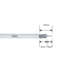 F-Connector, push-on, per stuk