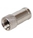 F-Connector, push-on, per stuk
