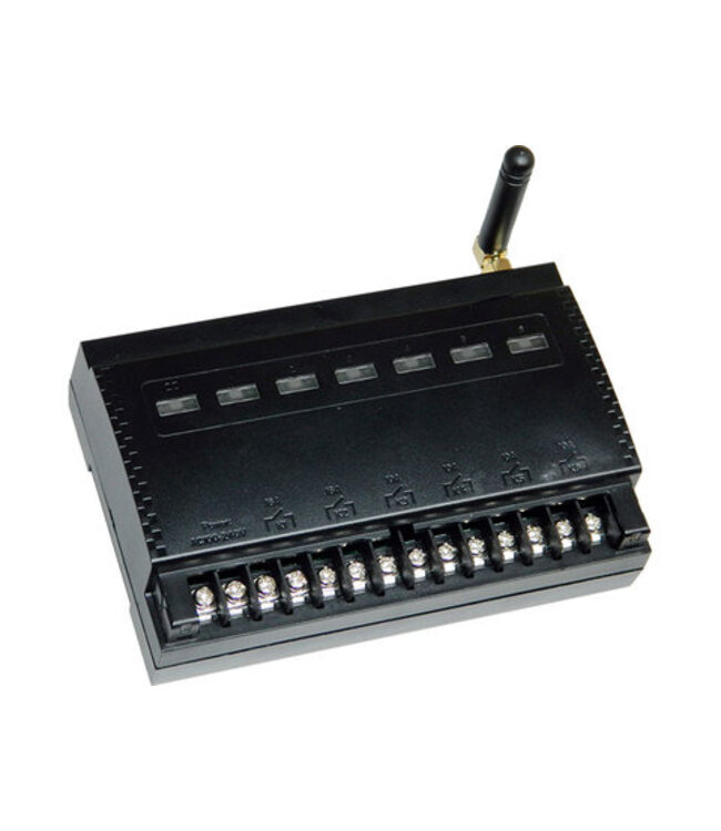 zes kanaals ontvanger wifi en RF 433Mhz