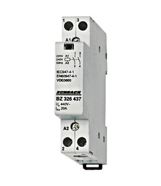 schrack Vermogenscontactor 230V -20A -2NO schrack Vermogenscontactor 230V -20A -2NO