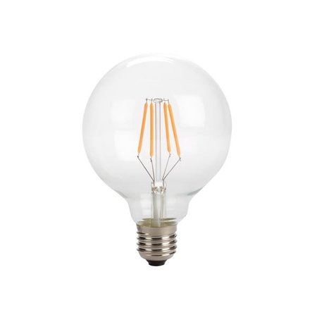 Retro filament lamp G95 - 4W - E27 -intens warm wit