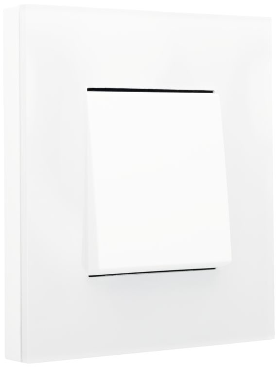 Niko afdekplaat Pure liquid snow white