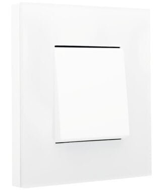 Niko Enkele afdekplaat, Pure Liquid snow white Niko Enkele afdekplaat, Pure Liquid snow white