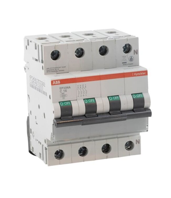 ABB Industrial Vierpolige automatische zekering - 3KA