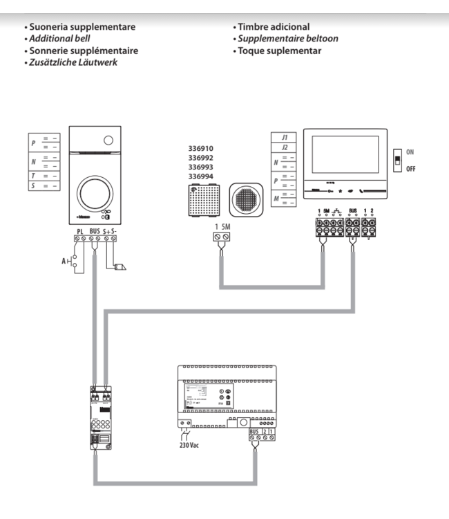 Bticino Bticino signaal gever voor deurtelefoon