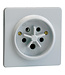 ABB Industrial Contactdoos 3P+N+A 32A grijs